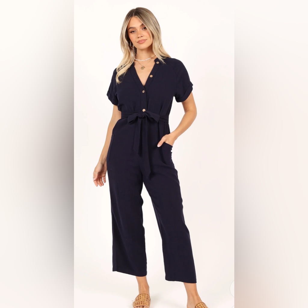 Petal & Pup Archie Jumpsuit Navy